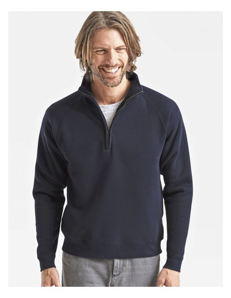 FRU-0620320-Premium Zip Neck Raglan Sweat 2